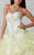 Tiffany Homecoming - 56267 Beaded Sweetheart Ruffled Ballgown In Yellow