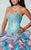 Tiffany Homecoming - 56272 Jeweled Sweetheart Organza Ballgown In Blue and Pink
