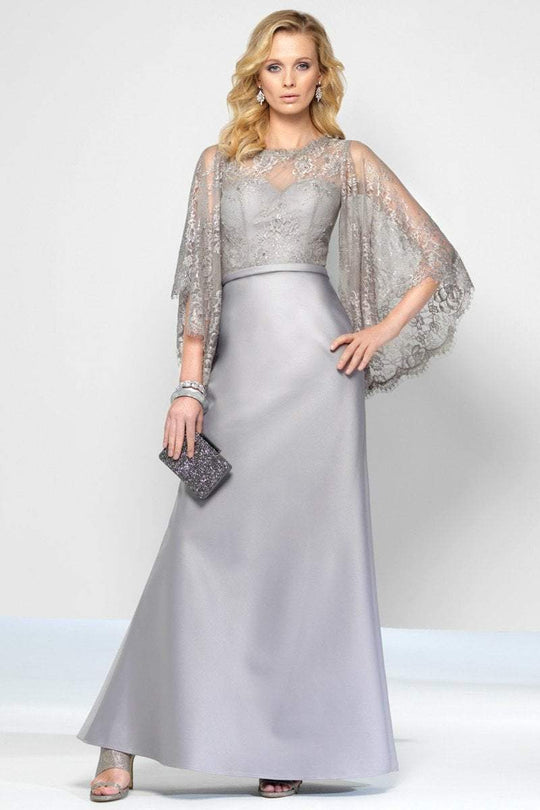 Alyce Paris Black Label - 5806 Long Dress In Silver