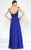 Alyce Paris - 5809 Beaded Lace A-Line Evening Dress In Blue