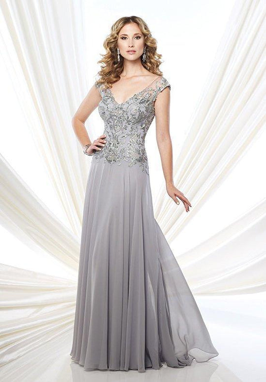 Montage by Mon Cheri - 215914W Dress in Silver