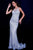 58150 Illusion Scoop Neck Sheath Dress
