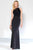ALYCE PARIS BLACK LABEL - LONG DRESS IN BLACK  5816