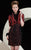 MNM Couture - 5818 Pinstriped Bolero Halter Dress In Red