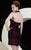 MNM Couture - 5818 Pinstriped Bolero Halter Dress In Red