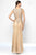Alyce Paris Black Label - 5822 Long Dress In Gold