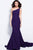 58504 One Shoulder Strap Mermaid Dress