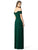 Dessy Collection - 2844 Ruched Off-Shoulder Evening Dress In Green