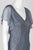 Cachet - 58773 Sheer Flutter Sleeve Soutache Detailed Gown In Gray