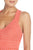 Adrianna Papell - 12255150 Sleeveless Striped Ottoman Knit Sundress In Orange