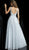 Jovani - 58934 Floral Appliques Jewel Ballgown