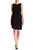 Adrianna Papell - Bateau Neck Sheath Dress AP1D100270 in Black