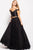 59022 Two Piece V-neck A-line Dress