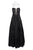Cachet - 59190Q Plunging Sweetheart Glitter A-Line Gown In Black