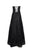 Cachet - 59190Q Plunging Sweetheart Glitter A-Line Gown In Black