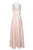 Cachet - 59281 Metallic Pleated Satin Gown with Jacket In Pink