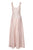 Cachet - 59281 Metallic Pleated Satin Gown with Jacket In Pink