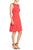 Maggy London - G2499M Embellished Neck Sleeveless Dress in Red