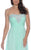 Decode 1.8 - Crystal Stone Embellished Chiffon Gown 182556 in Green