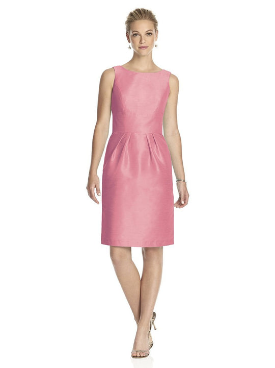 D522 Bridesmaid Dress in Papaya