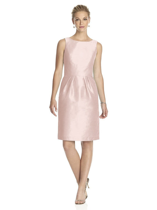 D522 Bridesmaid Dress in Pearl Pink
