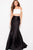 59786 Off-Shoulder Two-Piece Mermaid Gown