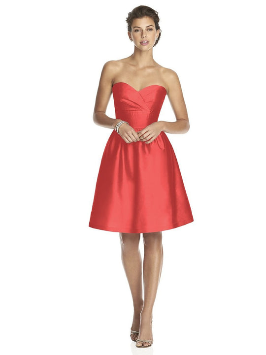 D542 Bridesmaid Dress in Firecracker