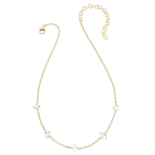Heather Hawkins - 5 Crystal Choker Necklace