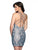 Black - B151 Sweetheart Beaded Sheath Dress In Blue