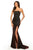 Sherri Hill - 52362 Glitter Stretch Strapless Mermaid Dress In Red
