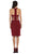 Illusion Halter Sheath Cocktail Dress