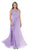 Stunning Embellished Sweetheart Neck Chiffon A-Line Evening Dress