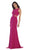 Illusion Paneled Cutout Sheath Long Prom Gown
