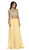 Bead Embellished Two Piece Prom Gown