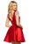 Sherri Hill - 53220 Beaded Bateau A-Line Short Dress In Red