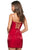 Sherri Hill - 53269 Fitted Empire Sheath Short Dress In Pink