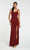 Alyce Paris - 60000 Strappy Jersey Sheath Dress in Red