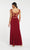 Alyce Paris - 60000 Strappy Jersey Sheath Dress in Red