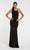 Alyce Paris - 60001 Square Halter Neck Strappy Open Back Fitted Jersey Dress - 1 pc Hunter Green In Size 6 Available