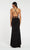 Alyce Paris - 60001 Square Halter Neck Strappy Open Back Fitted Jersey Dress - 1 pc Hunter Green In Size 6 Available
