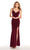 Alyce Paris - 60004 Embellished Sweetheart Jersey Sheath Dress In Red