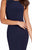 Alyce Paris - 60005 Sleeveless Fitted Bateau Jersey Dress In Blue