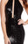 Alyce Paris - 60034 Strappy Fitted High Halter Evening Gown In Black