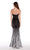 Alyce Paris - 60035 Ombre Glamour Sequined Strapless Gown in Black and Silver
