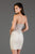 SCALA - 60045 Sequin Embellishments Halter Cocktail Dress In Nude