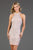 SCALA - 60053 Beaded High Halter Sheath Dress In Pink