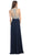 Sleeveless Metallic Sequined Chiffon A-Line Evening Gown