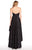 Alyce Paris - 60083 Strapless Pleated High Low Dress In Black