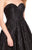 Alyce Paris - 60083 Strapless Pleated High Low Dress In Black