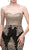 Eureka Fashion - Gilt Adorned Strapless Trumpet Evening Gown